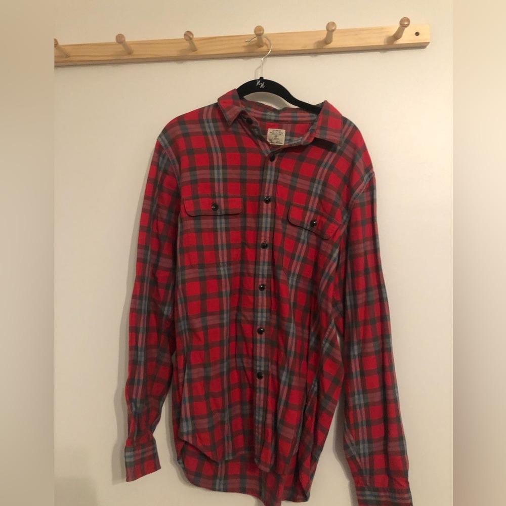 J.Crew flannel long sleeved button down shirt